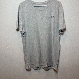 LF Gray Short Sleeve Tee Classic Crew Neck